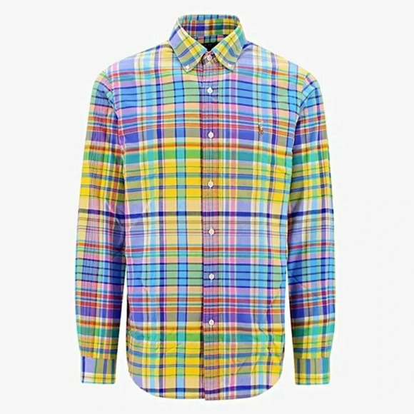 Polo Ralph Lauren Other - Polo Ralph Lauren Men's Cotton Plaid Check Long Sleeve Shirt Size M (MSRP $125)